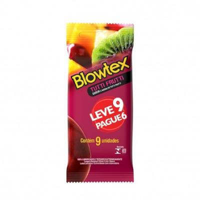 Preservativo Blowtex Tutti Frutti 9 Unidades